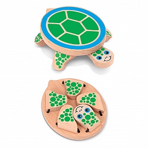 Деревянная игрушка Черепашка из серии "Первые навыки" (Melissa & Doug, 4029_md)